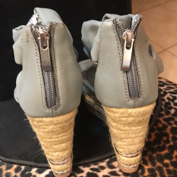 NWOT Kathy Van Zeeland espadrille wedges - Picture 3 of 6